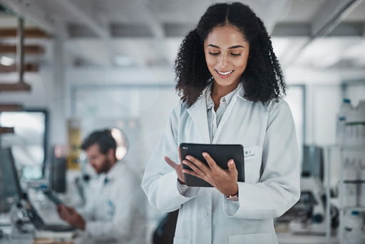 brain-drain-center.jpg A young scientist with a ipad